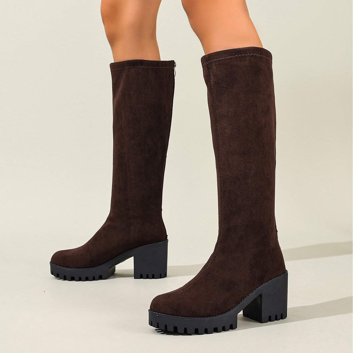 Straight Skinny Boots Small Height Increased By Knight - Image 2