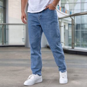 Loose-fitting Straight-leg Men's Pants