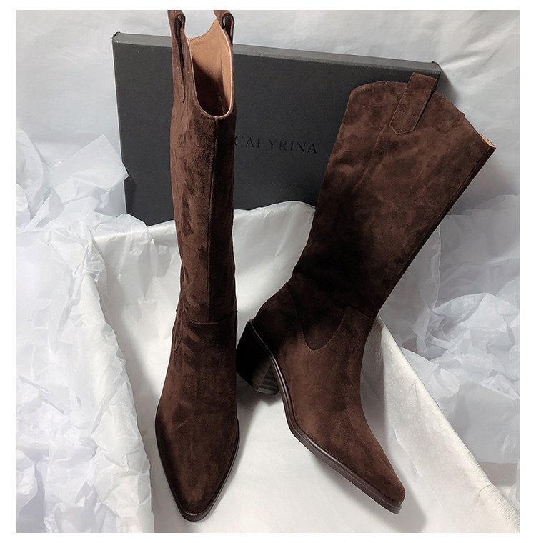 Women's High Tube Is Not Over The Knee Boots - Image 6