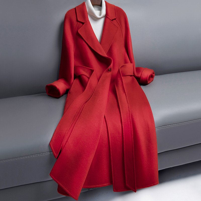 Little Man Woolen Winter Coat Women Winter - Image 7