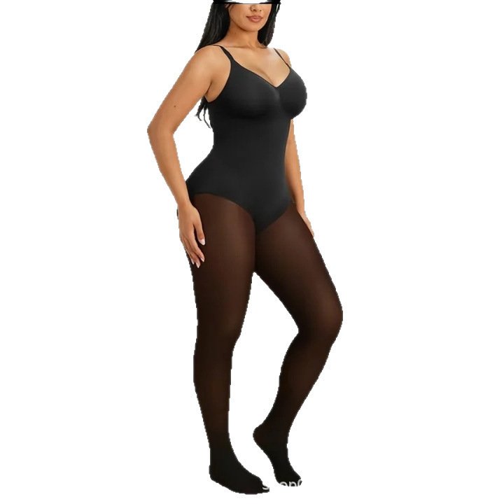 Winter Magic Fleece Unlined Leggings With A Single-Seam Compression Band - Image 5