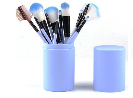 12pcs Makeup Brush Set Blush Eyeshadow Eyelash Highlighter Makeup Brush - Image 9