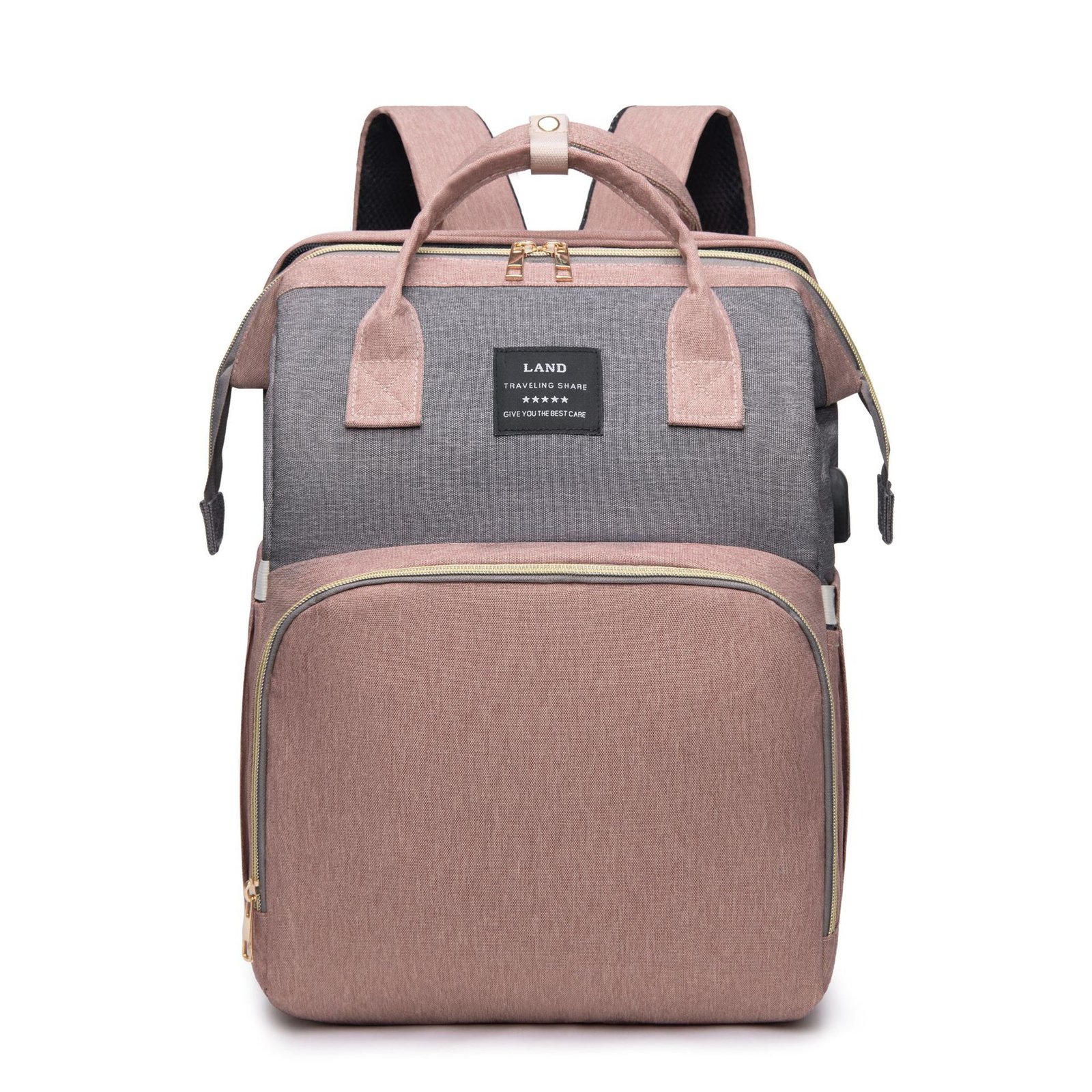 Mummy Baby Crib Backpack Large Capacity Out Milk Insulated Bag Women - Image 10
