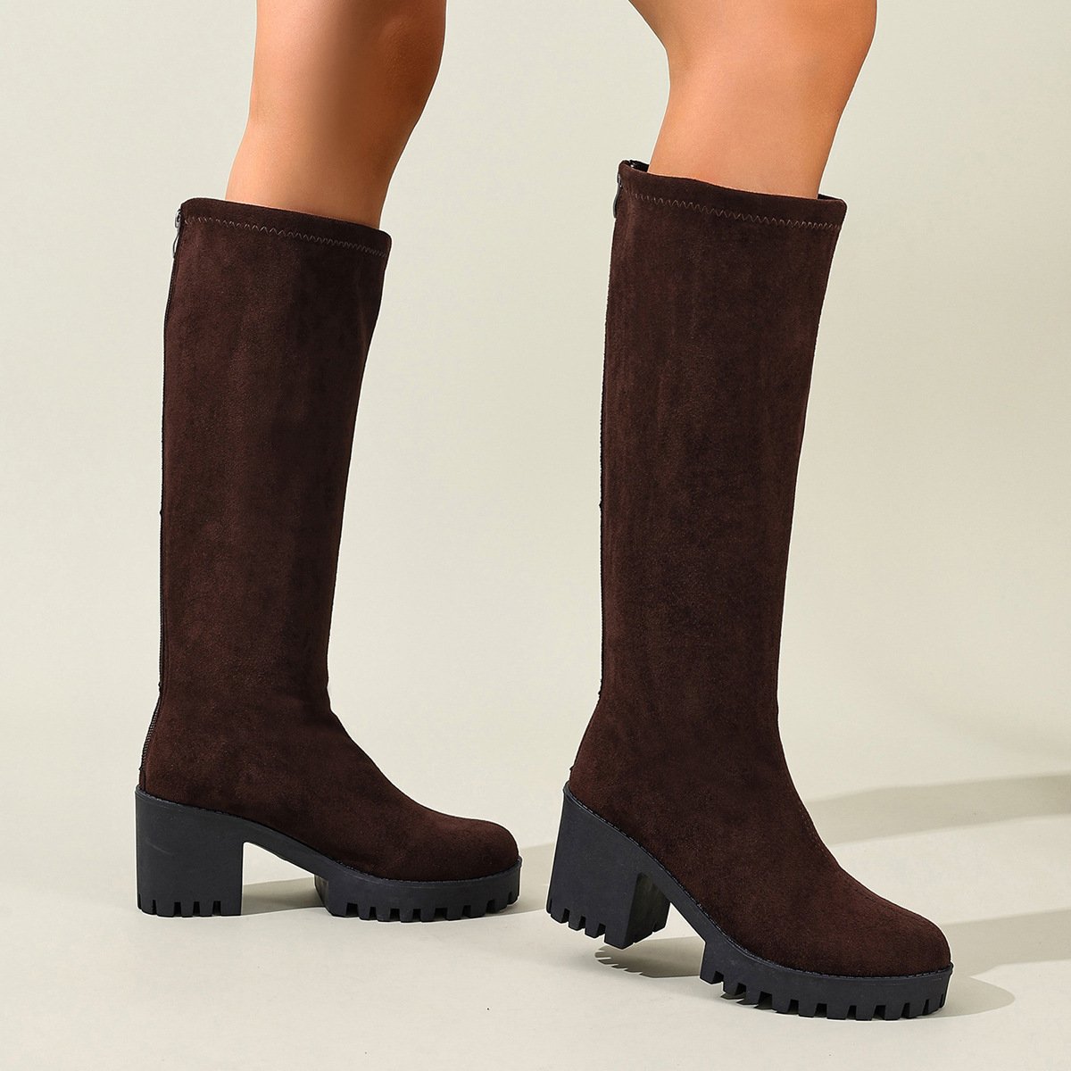 Straight Skinny Boots Small Height Increased By Knight - Image 5
