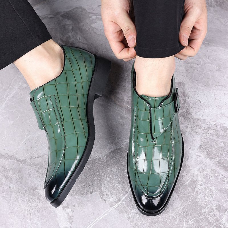 British Derby Shoes Business Formal Wear Men's Bridegroom Wedding - Image 6