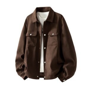 Plus-size Lapel Workwear Men's Casual Jacket