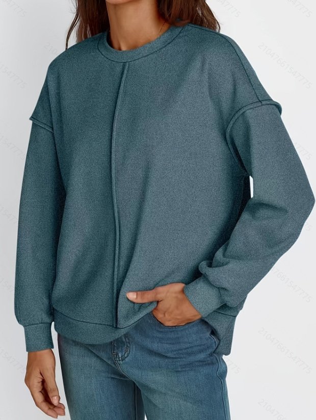 European And American Casual Loose-fit Knit Sweater - Image 8