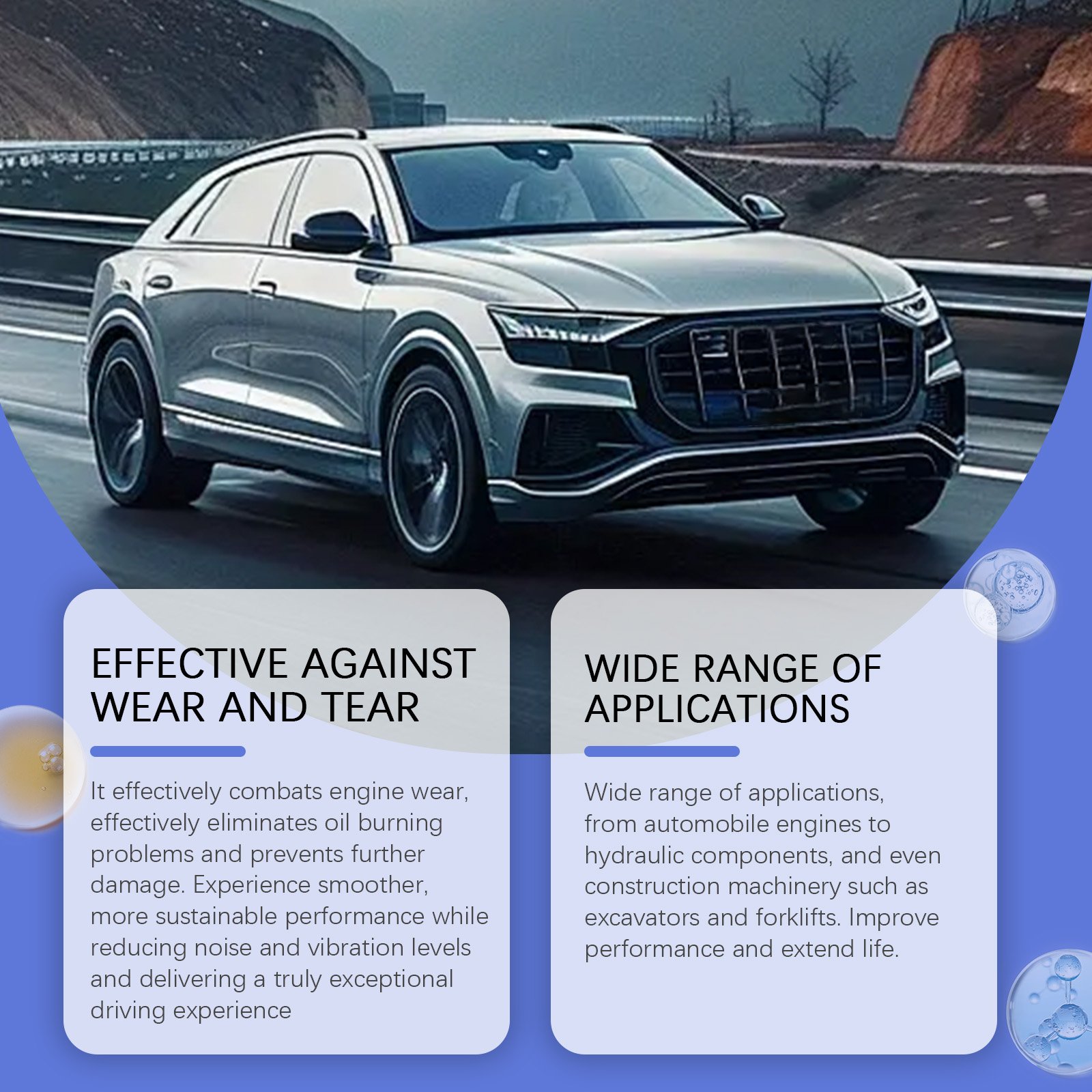 Homonth Engine Carbon Removal Anti-Wear Additives Automotive Engine Anti-Wear Rust And Noise Reduction Curing Agent - Image 3