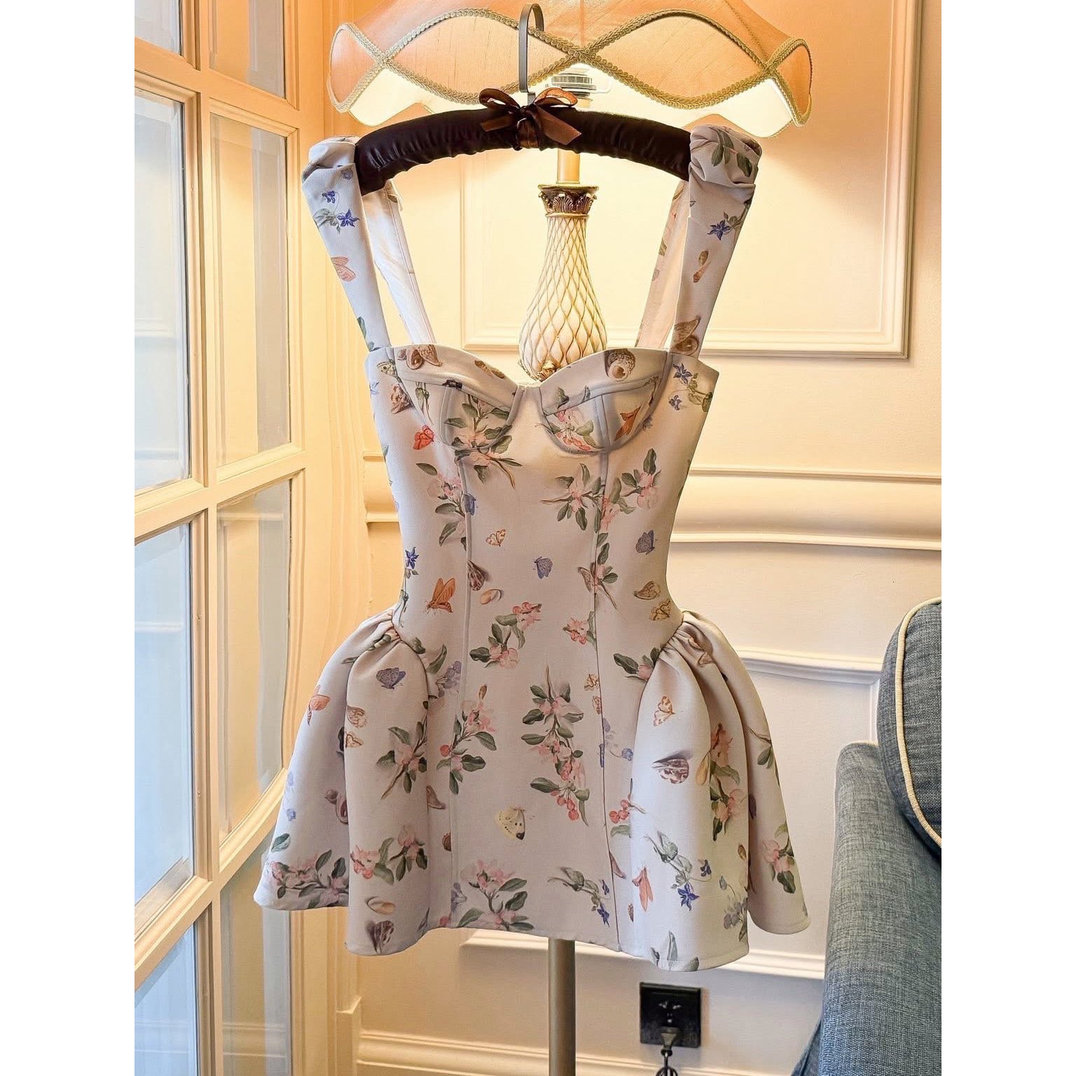 Women's French-style Beautiful Printed Dress - Image 5
