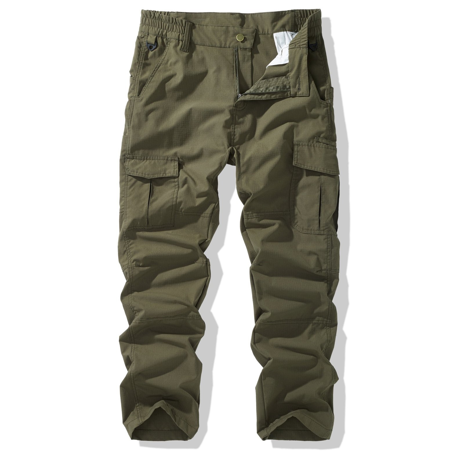 Men's Straight-leg Tactical Multi-pocket Pants - Image 3