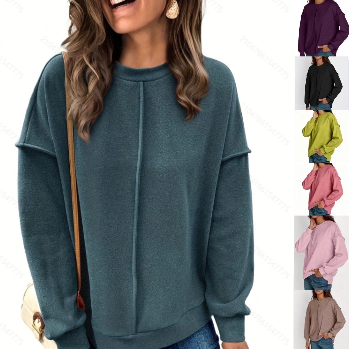 European And American Casual Loose-fit Knit Sweater - Image 2