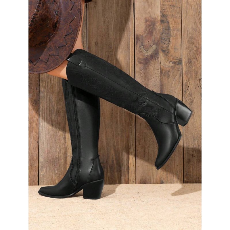 Women's Fashionable Casual Riding Long Boots - Image 3