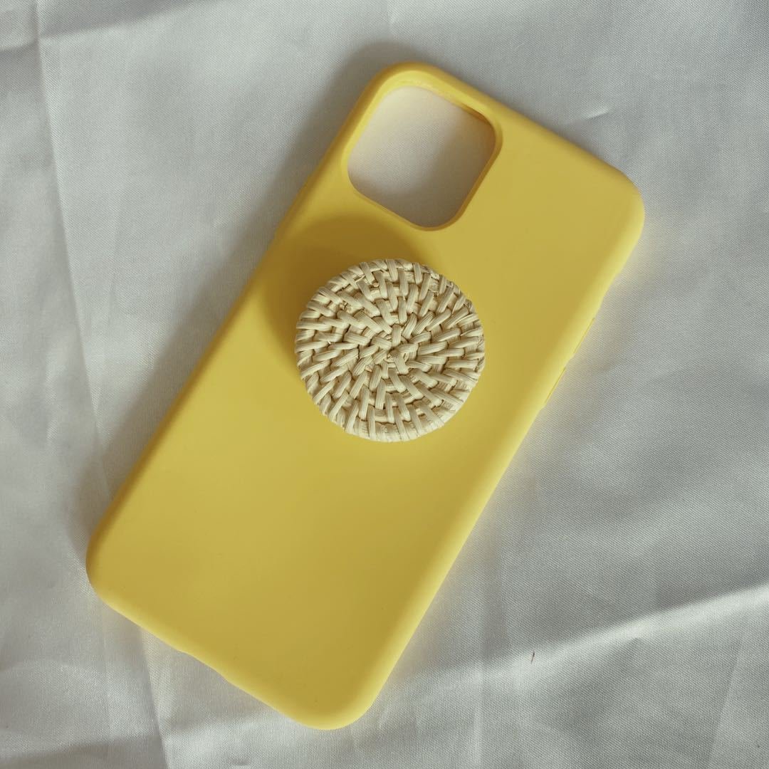Bamboo Woven Telescopic Mobile Phone Folding Stand Gift Jewelry Accessories - Image 8
