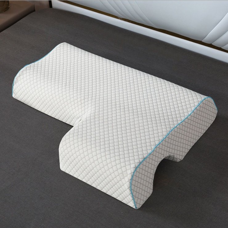 Couples Pillow Arched Cuddle Pillow With Slow Rebound Memory Foam For Arm Rest Hand Pillow - Image 5