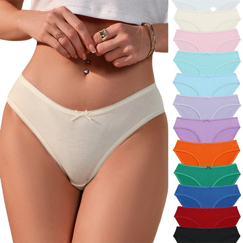Women's Low Rise Seamless Briefs - Cotton Crotch High Elasticity Breathable Underwear - Image 3