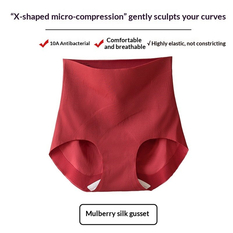 High-waisted Tummy-control Seamless Plus-size Shapewear Shorts - Image 10