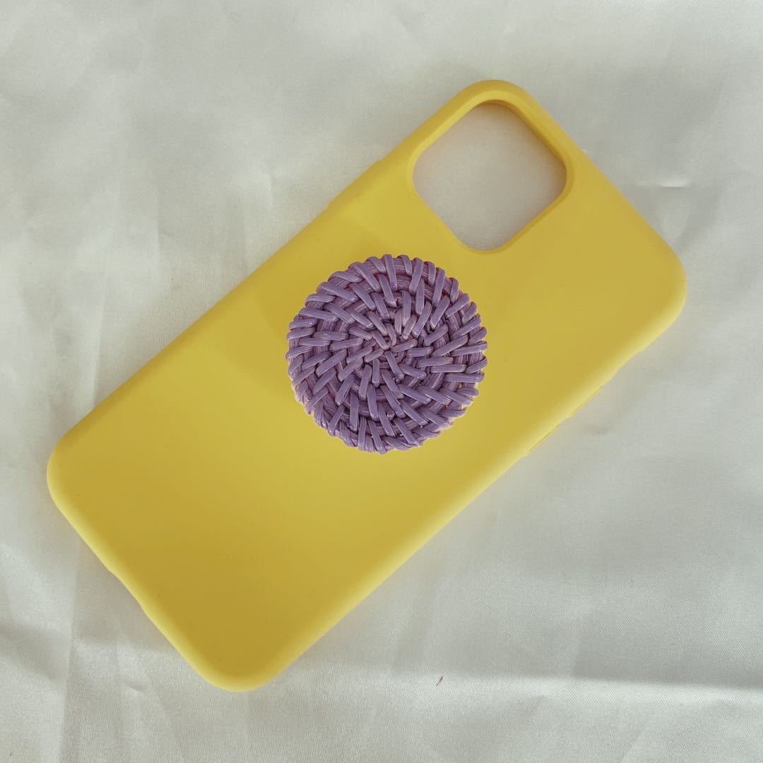 Bamboo Woven Telescopic Mobile Phone Folding Stand Gift Jewelry Accessories - Image 7