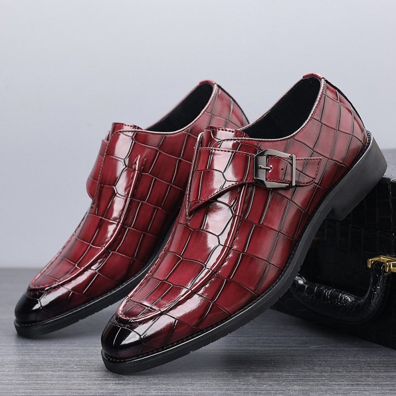 British Derby Shoes Business Formal Wear Men's Bridegroom Wedding - Image 4