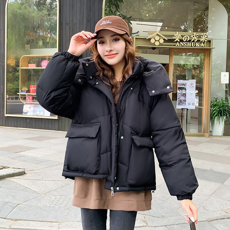 Women's Short, Loose-fit Casual Cotton Jacket With Large Pockets - Image 8