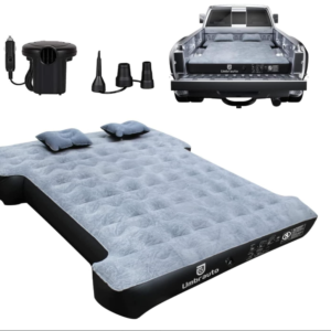 Umbratuo inflatable truck bed cushion is suitable for full-size short truck lathes, 6-6 feet, with pump and tote bag. Very suita