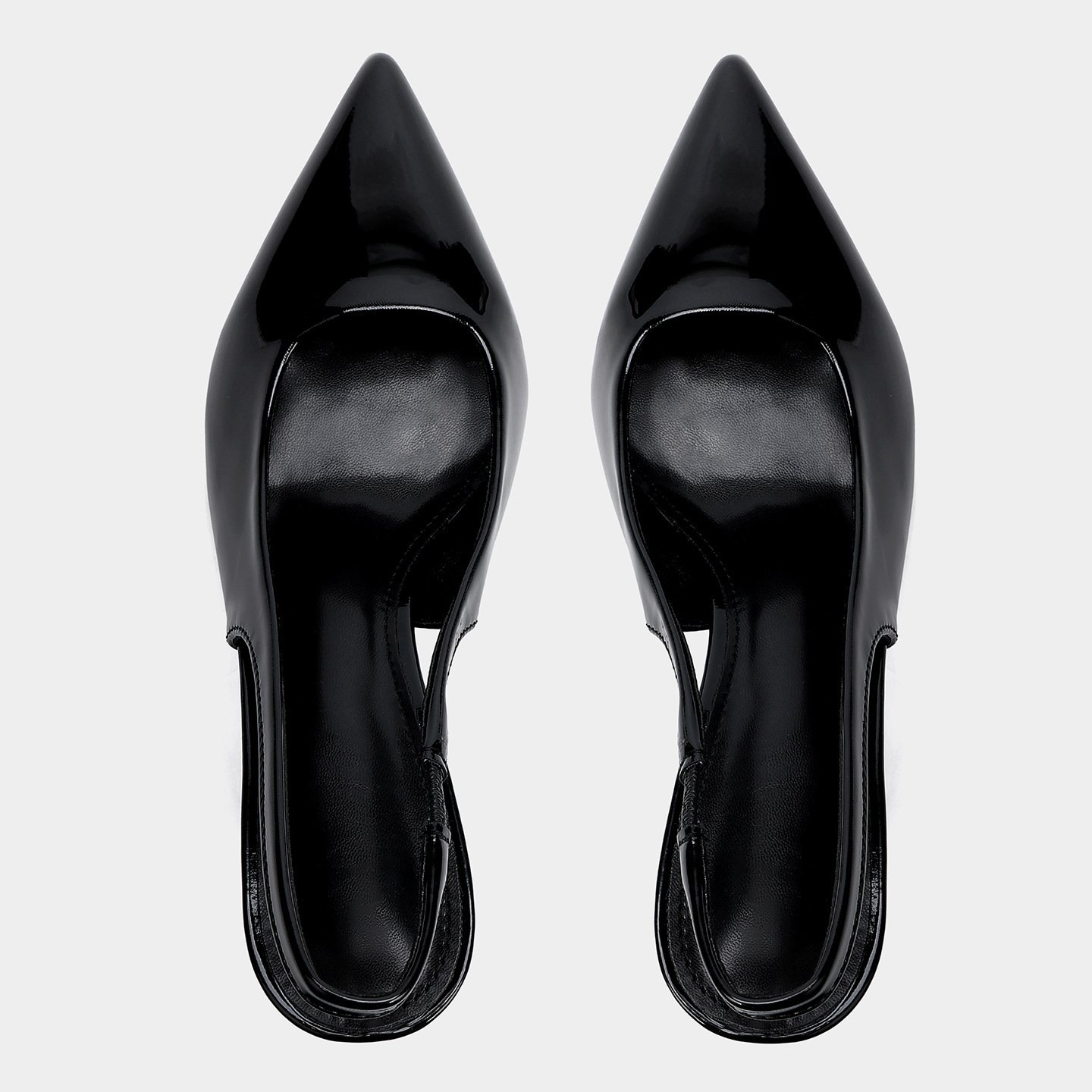 French Style Pointed Toe Mules Women Slingback High Heels - Elegant Stiletto Pumps For Autumn Office Wear - Image 2