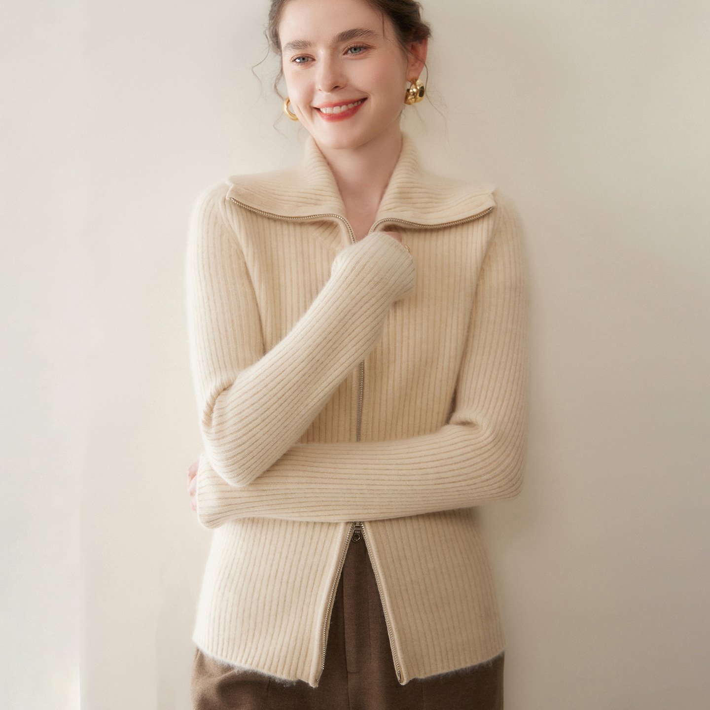 Women's Vintage-style Versatile Top And Coat - Image 4