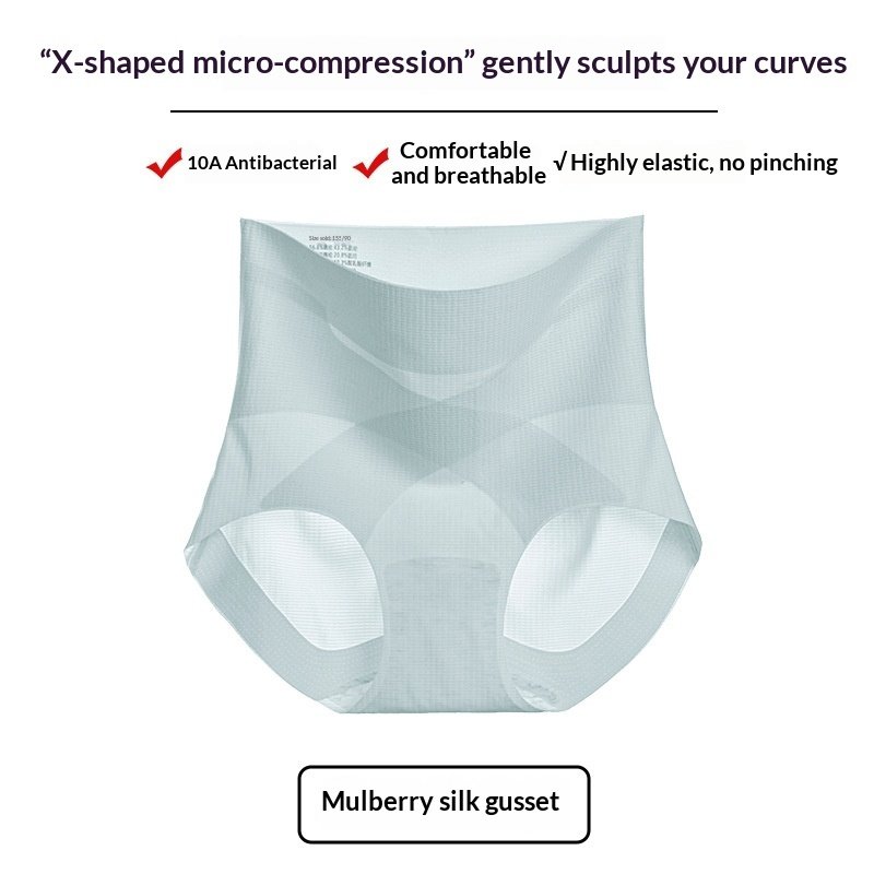 High-waisted Tummy-control Seamless Plus-size Shapewear Shorts - Image 5