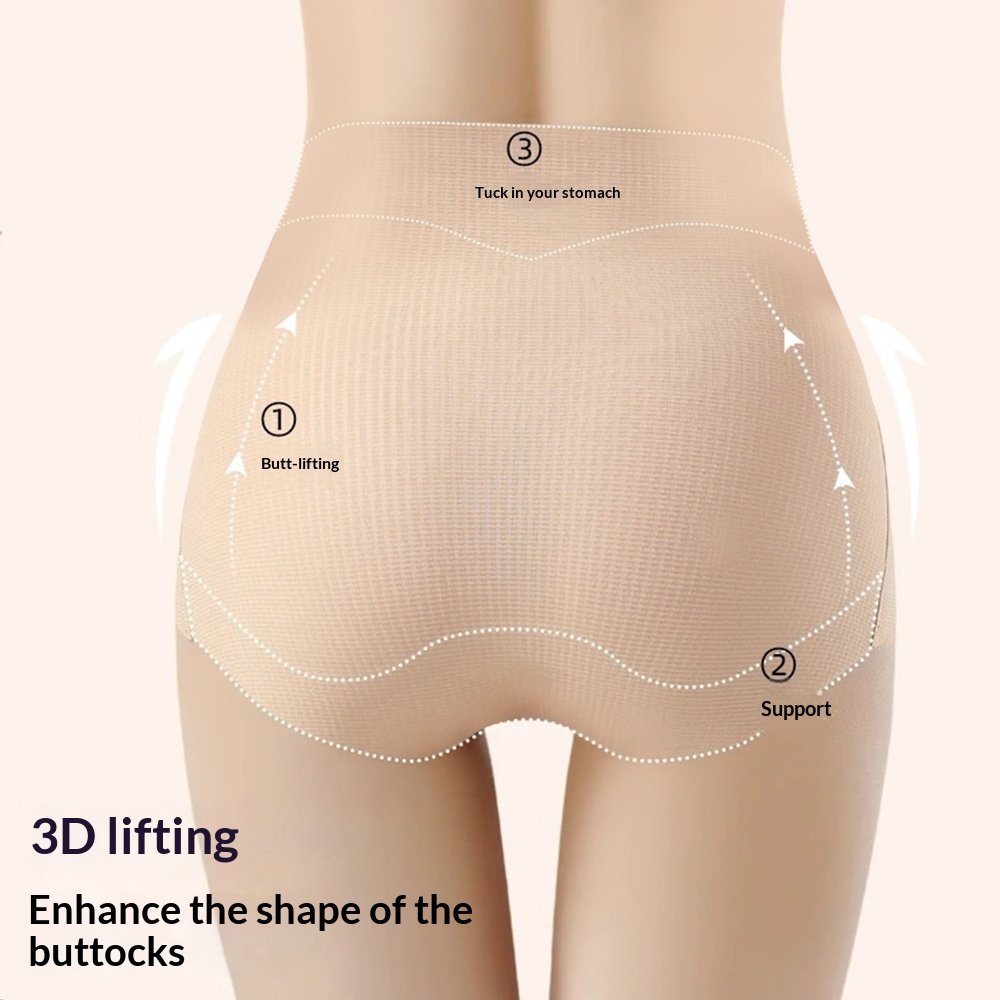 High-waisted Tummy-control Seamless Plus-size Shapewear Shorts