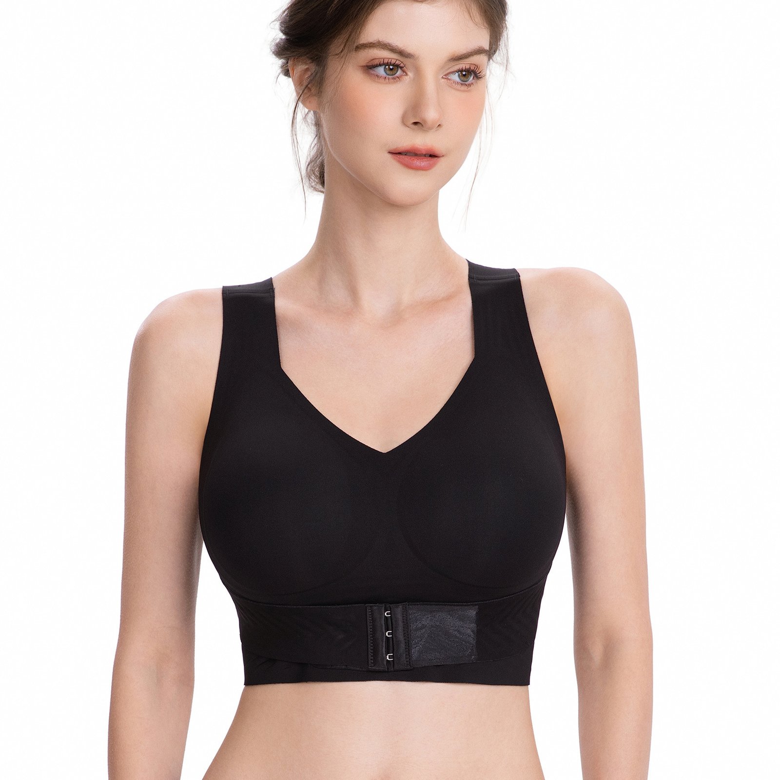 Jelly-style Large-size Breathable Push-up Anti-sagging Lifting Bra - Image 5