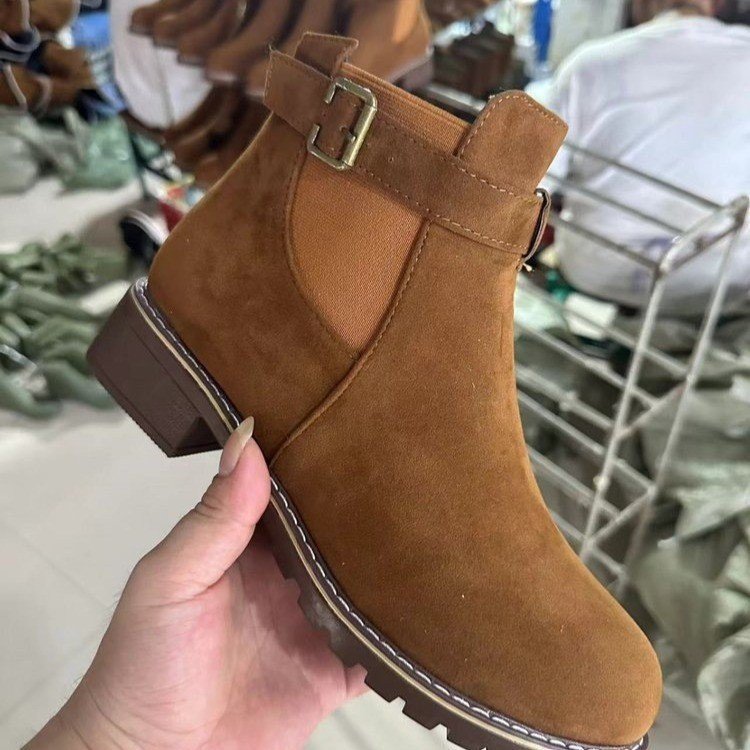 Women's Elastic-buckle Martin Boots - Image 6