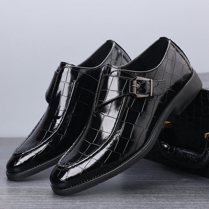 British Derby Shoes Business Formal Wear Men's Bridegroom Wedding