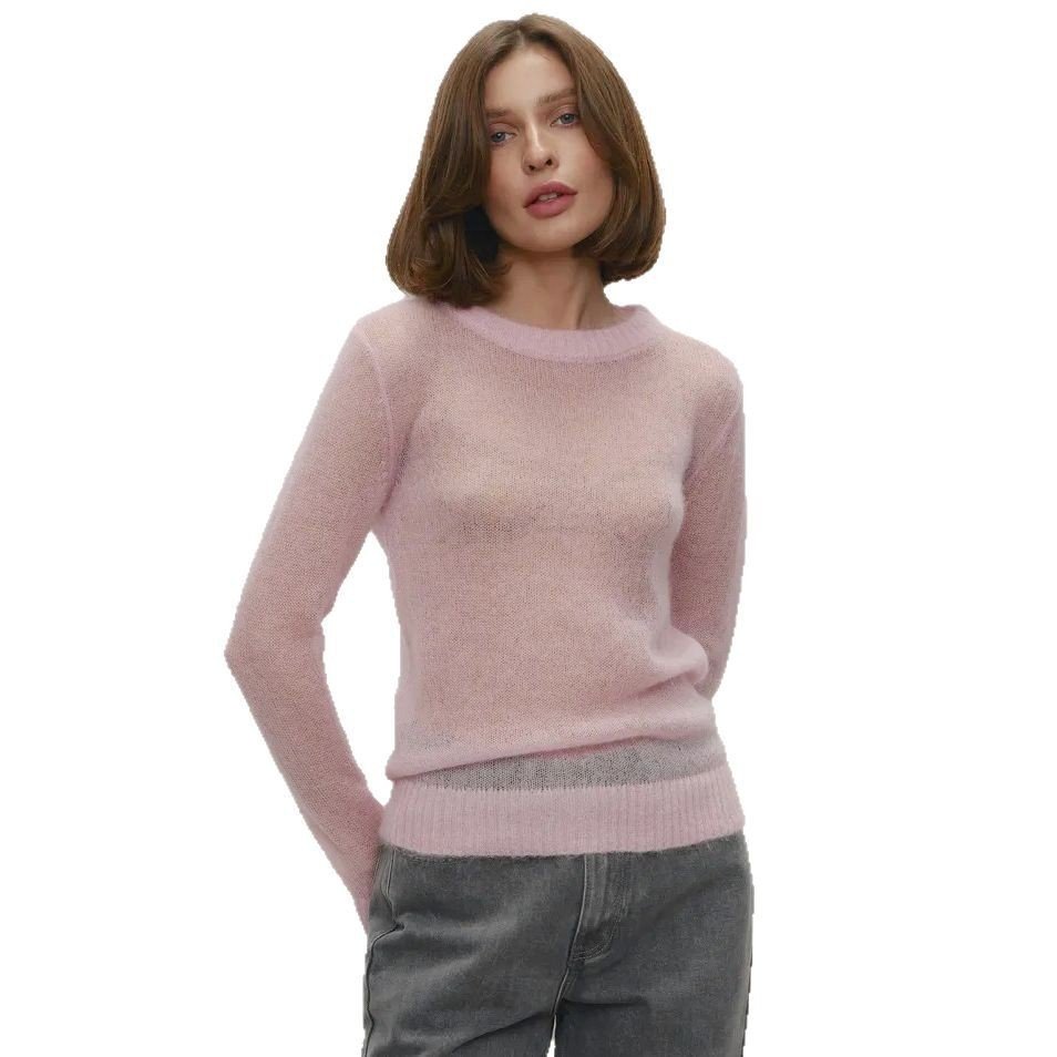 Women's Sheer Knit Bottoming Sweater - Image 5