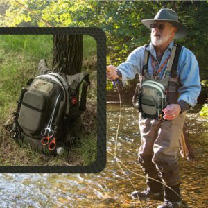 Portable And Practical Fly-fishing Waist Bag With Strap