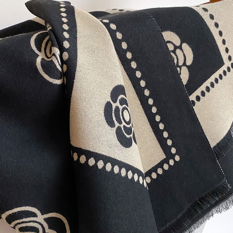 Best-selling Camellia Faux Cashmere Scarf - Image 2