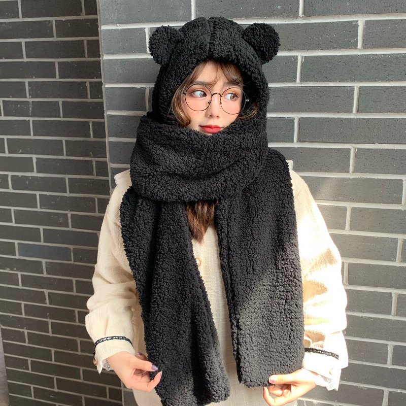 Cute winter plush scarf in autumn and winter - Image 5