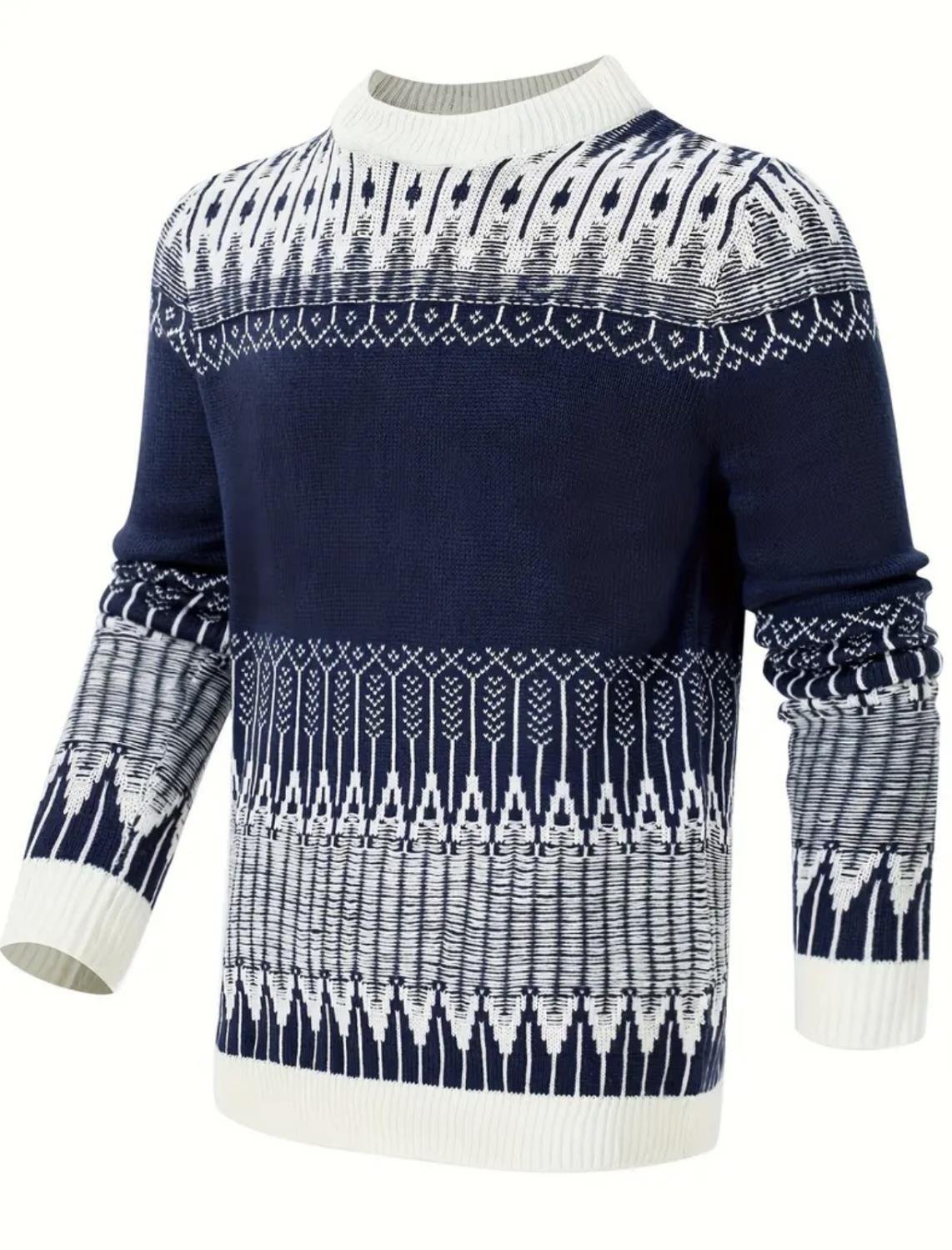 Men's Round Neck Sweater Europe And America - Image 3