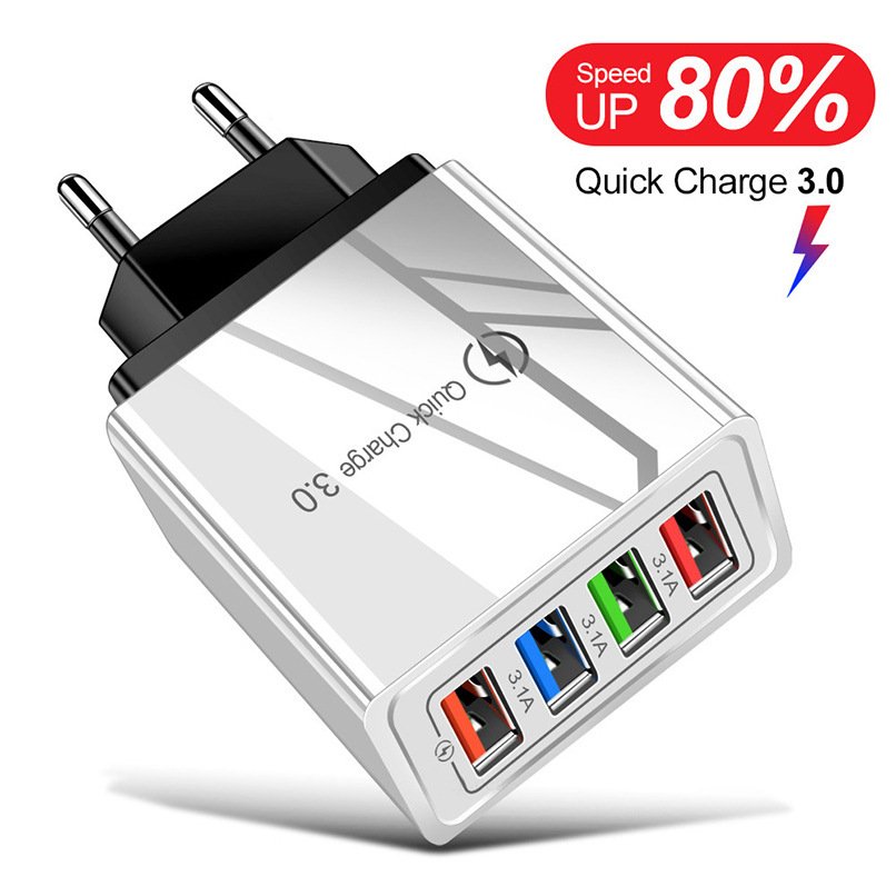 Luminous Color Mobile Phone Charging Head Intelligent 3A - Image 2