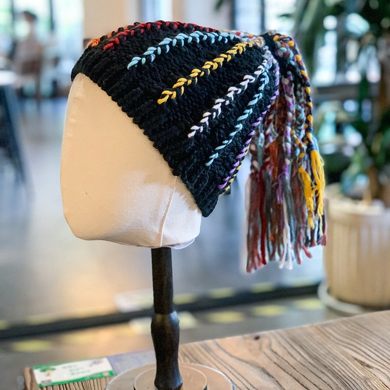 That Winter Dreadlocks Wig Hat Woman Autumn Winter - Image 4