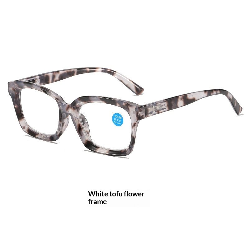 Fashion Large Frame Anti Blue-ray Reading Glasses HD Presbyopic Glasses - Image 7