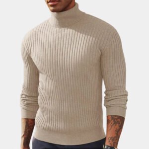 Men's Casual And Simple Turtleneck Sweater
