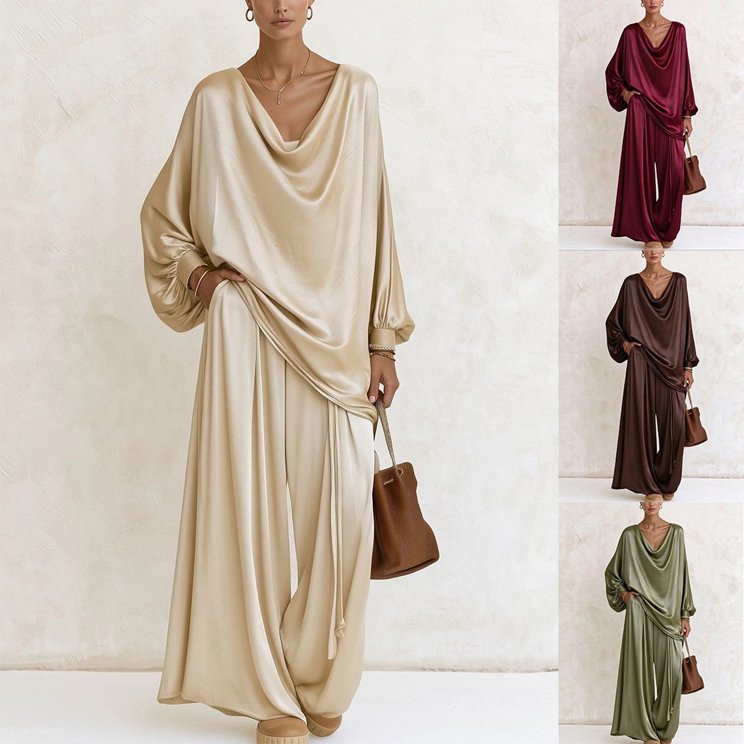 Women's Wide-leg Pants Two-piece Suit Fashion Leisure Suit