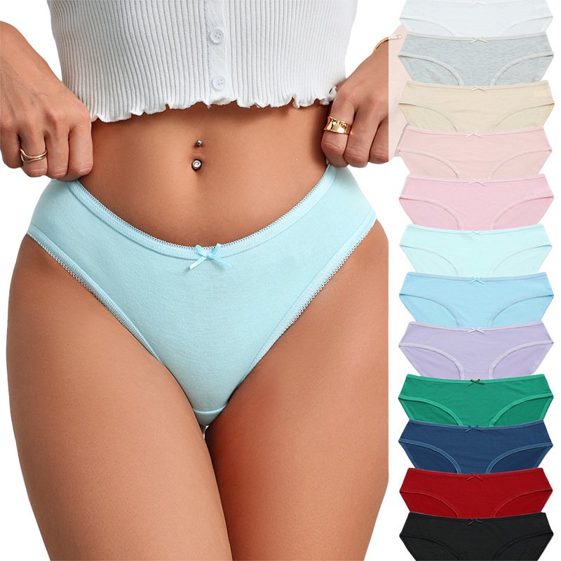 Women's Low Rise Seamless Briefs - Cotton Crotch High Elasticity Breathable Underwear - Image 2