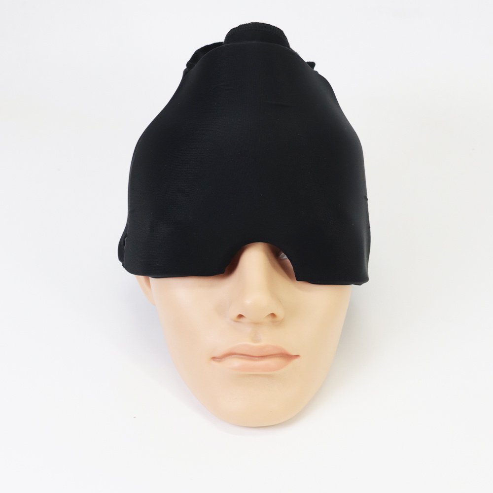 Migraine Relief Hat Cold Therapy Migraine Relief Products Comfortable Head Wrap Ice Pack Eye Mask For Puffy Eyes - Image 7