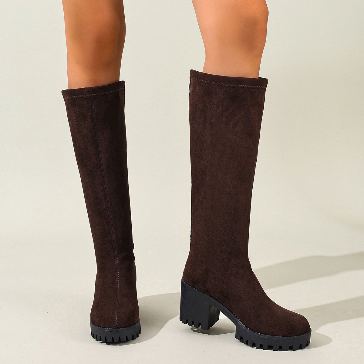 Straight Skinny Boots Small Height Increased By Knight - Image 3