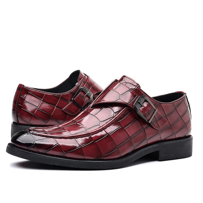 British Derby Shoes Business Formal Wear Men's Bridegroom Wedding - Image 5
