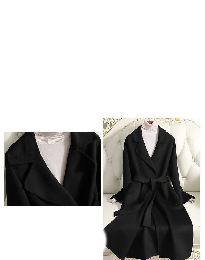 Little Man Woolen Winter Coat Women Winter - Image 5