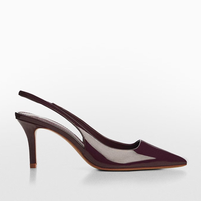 French Style Pointed Toe Mules Women Slingback High Heels - Elegant Stiletto Pumps For Autumn Office Wear - Image 4