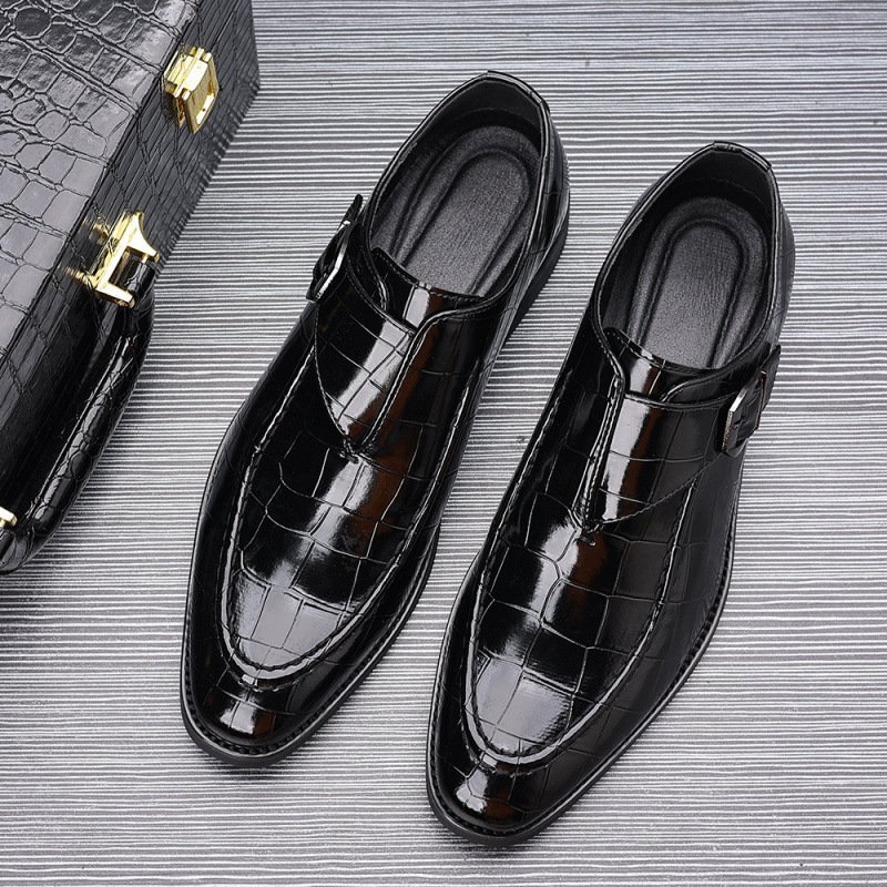British Derby Shoes Business Formal Wear Men's Bridegroom Wedding - Image 2