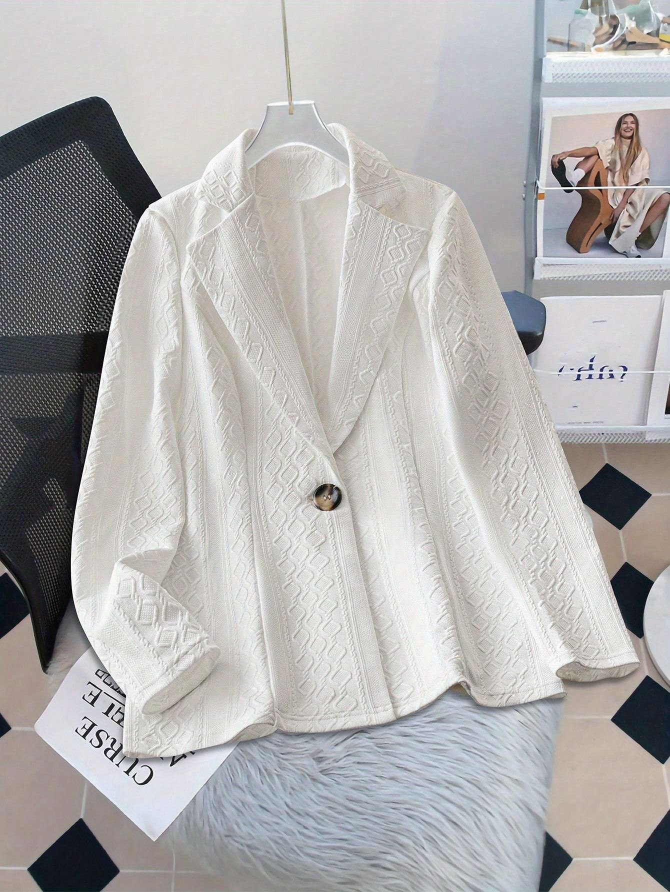 Simple Temperament Commute Suit Jacket For Women - Image 6