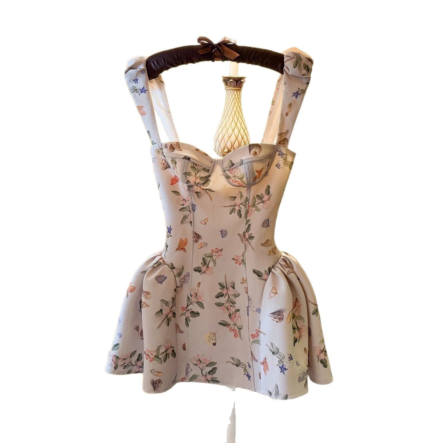 Women's French-style Beautiful Printed Dress - Image 4